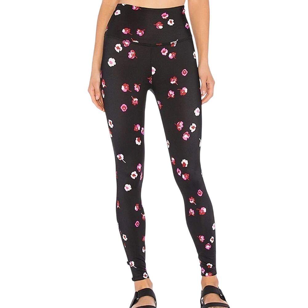 Kate Spade New York x Beyond Yoga Falling Floral Cutout Bow Leggings XS